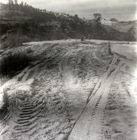 East side road repair and turn out construction.