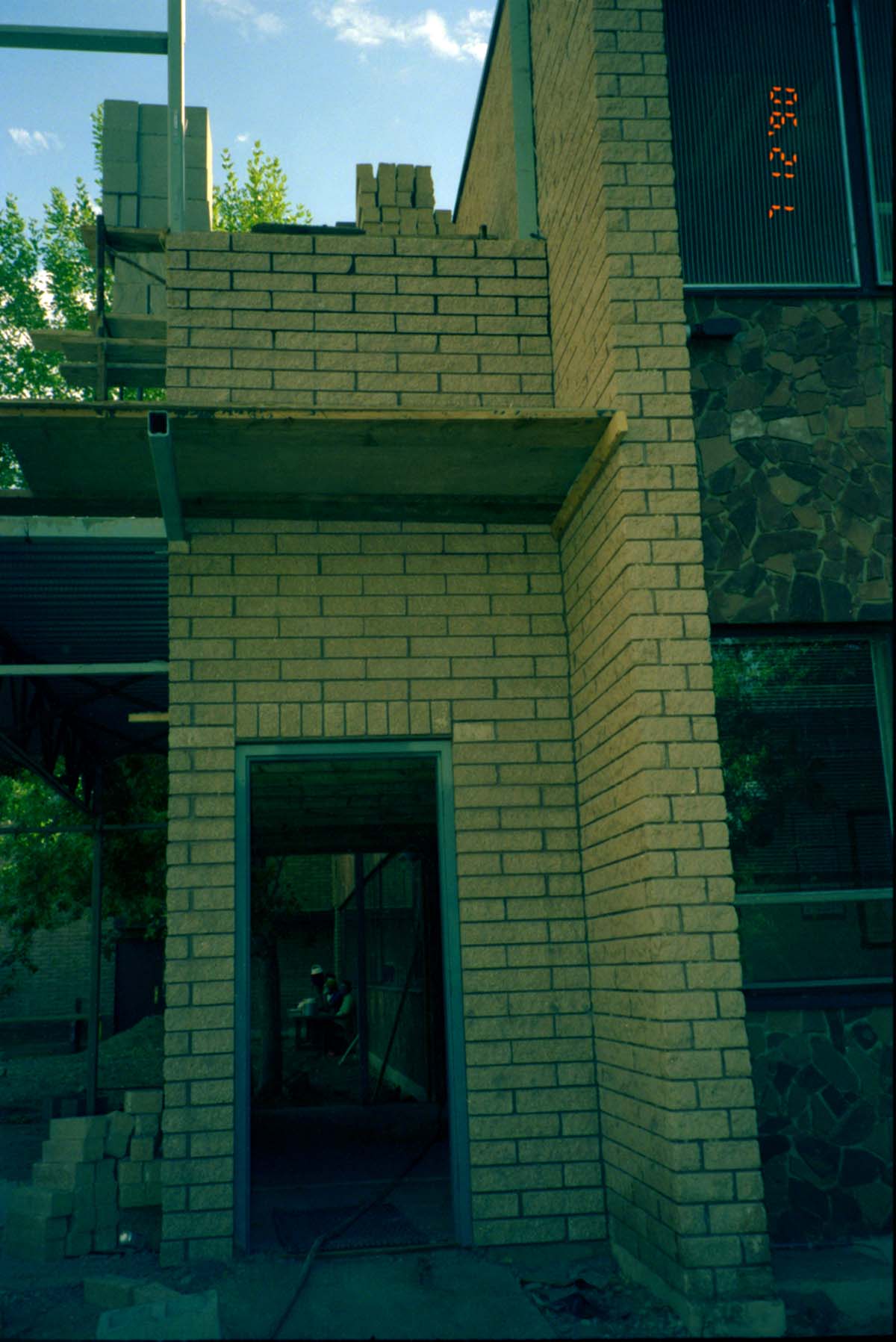 Construction of headquarters addition.