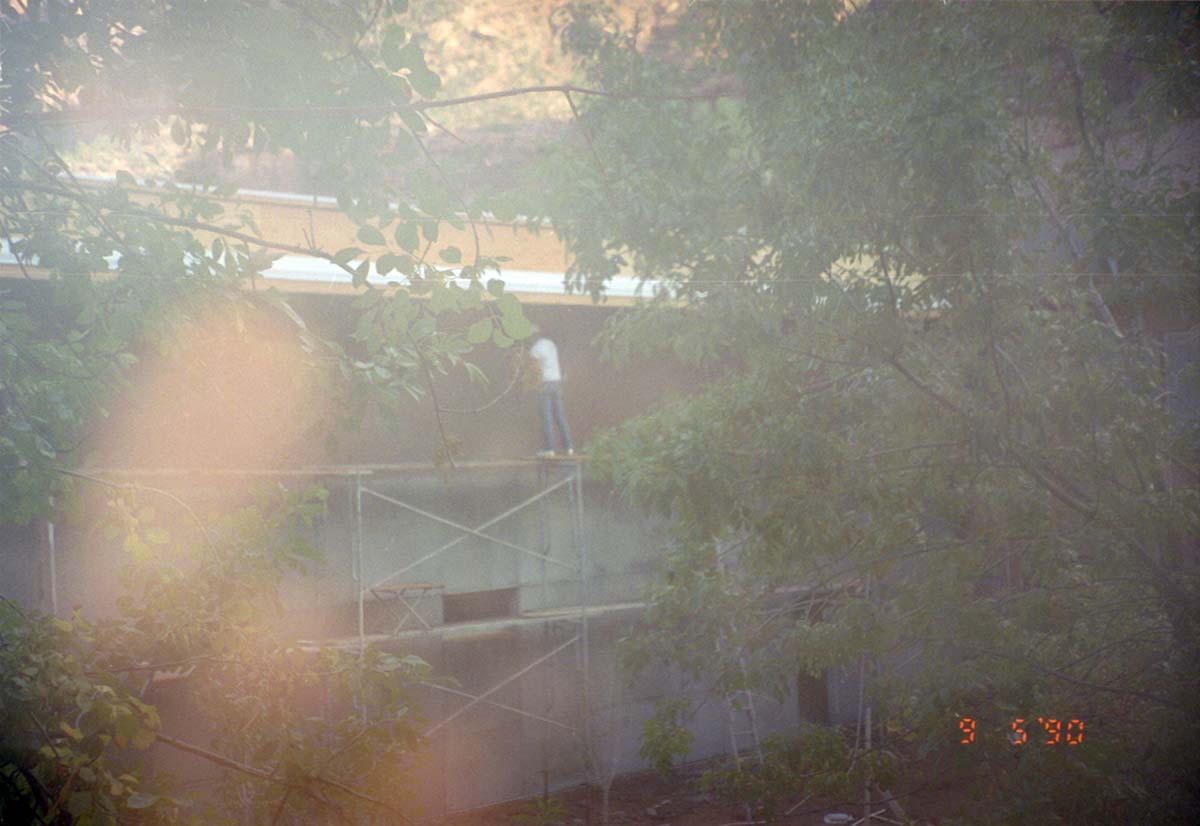 Construction of headquarters addition.