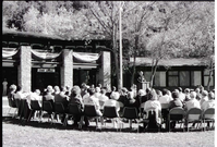 BW Photos of the Zion Lodge Rededication Ceremony.