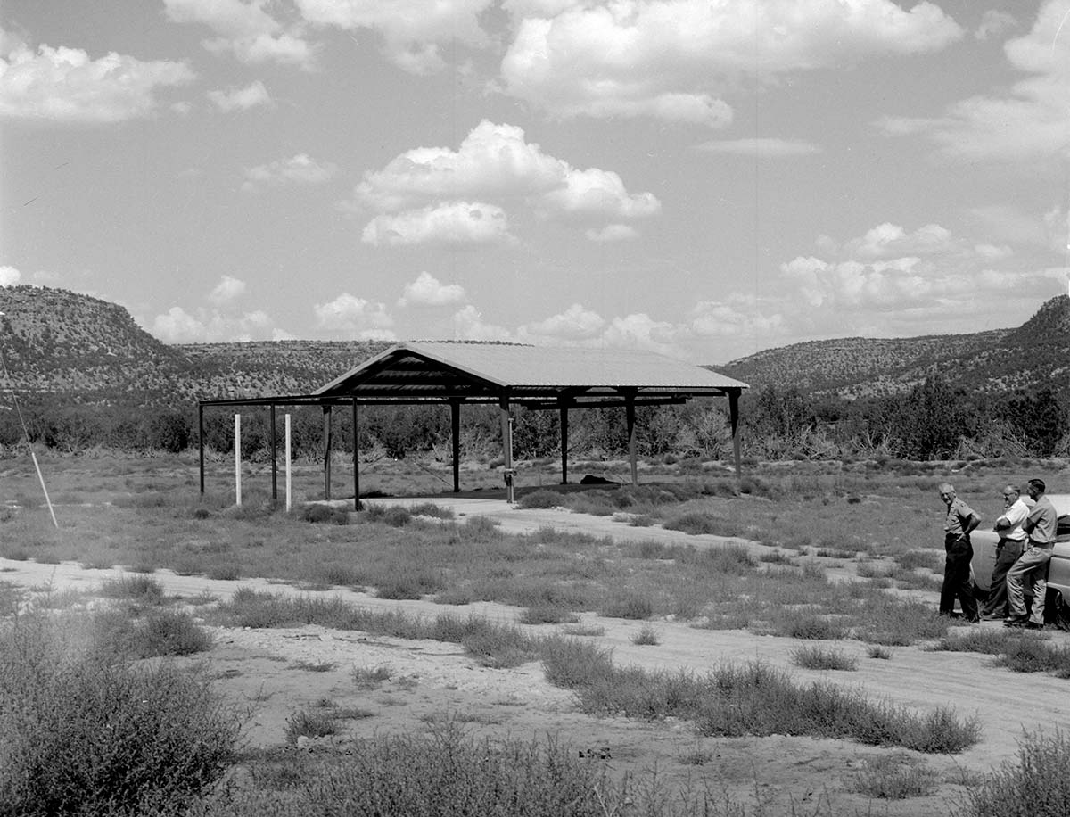 Storage sheds to be transferred to park from United States Air Force (USAF) Hurricane Supersonic Research Site.