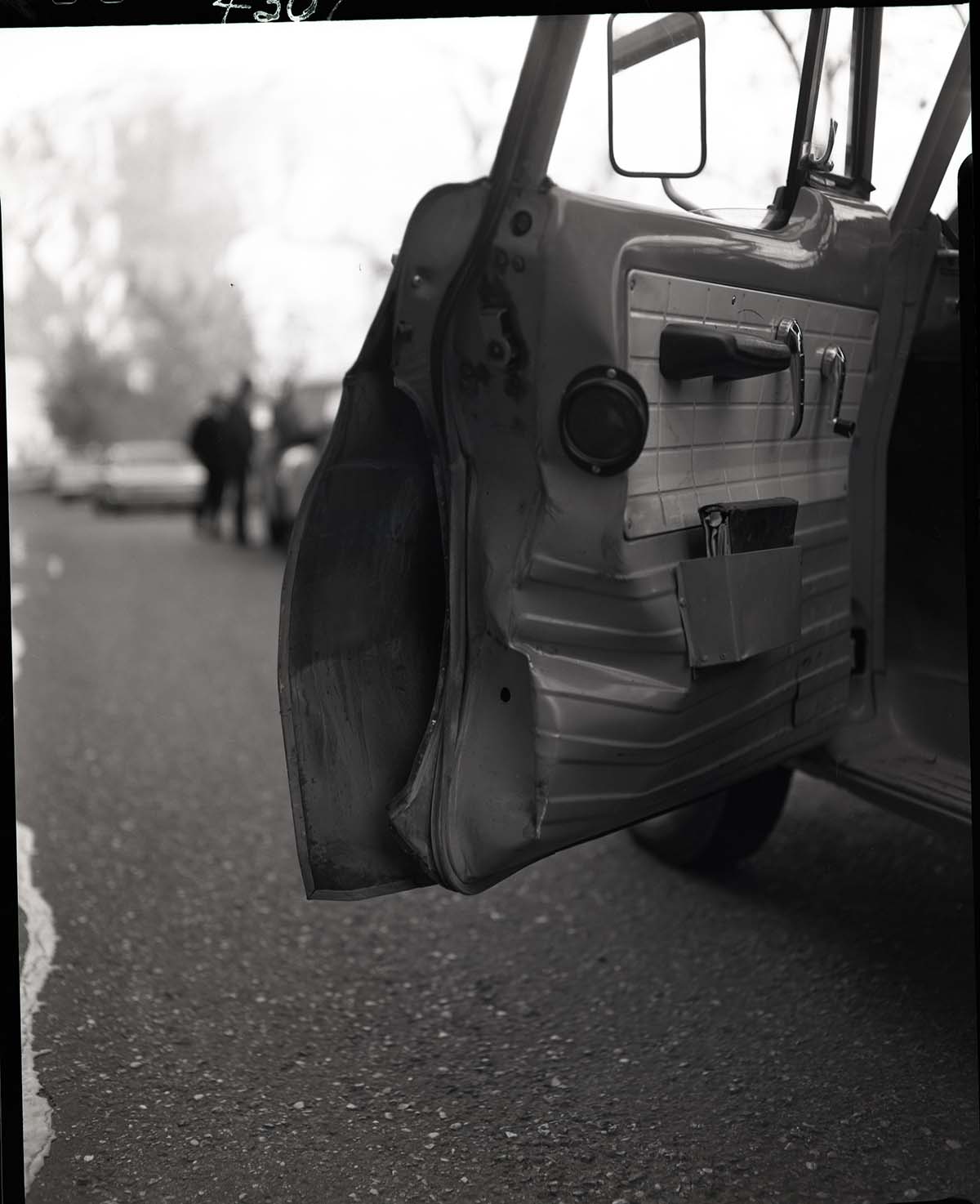 Accident between park pickup and visitor in Zion-Mt. Carmel Highway tunnel.