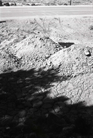 BW photos of rock slides in Kolob Canyons - 35mm.