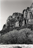BW Photos of general interior views of Zion Canyon - 35mm.