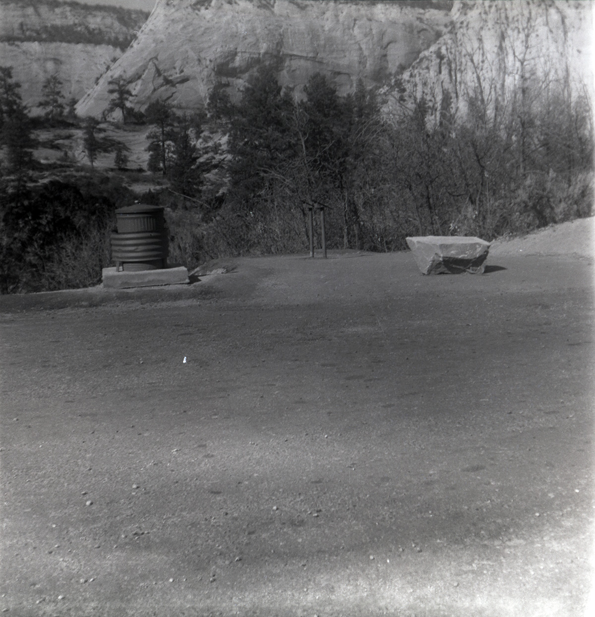 East side road repair and turn out construction.