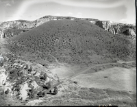 View looking north from Spendlove Knoll at Firepit Knoll and Job's Head for boundary change.