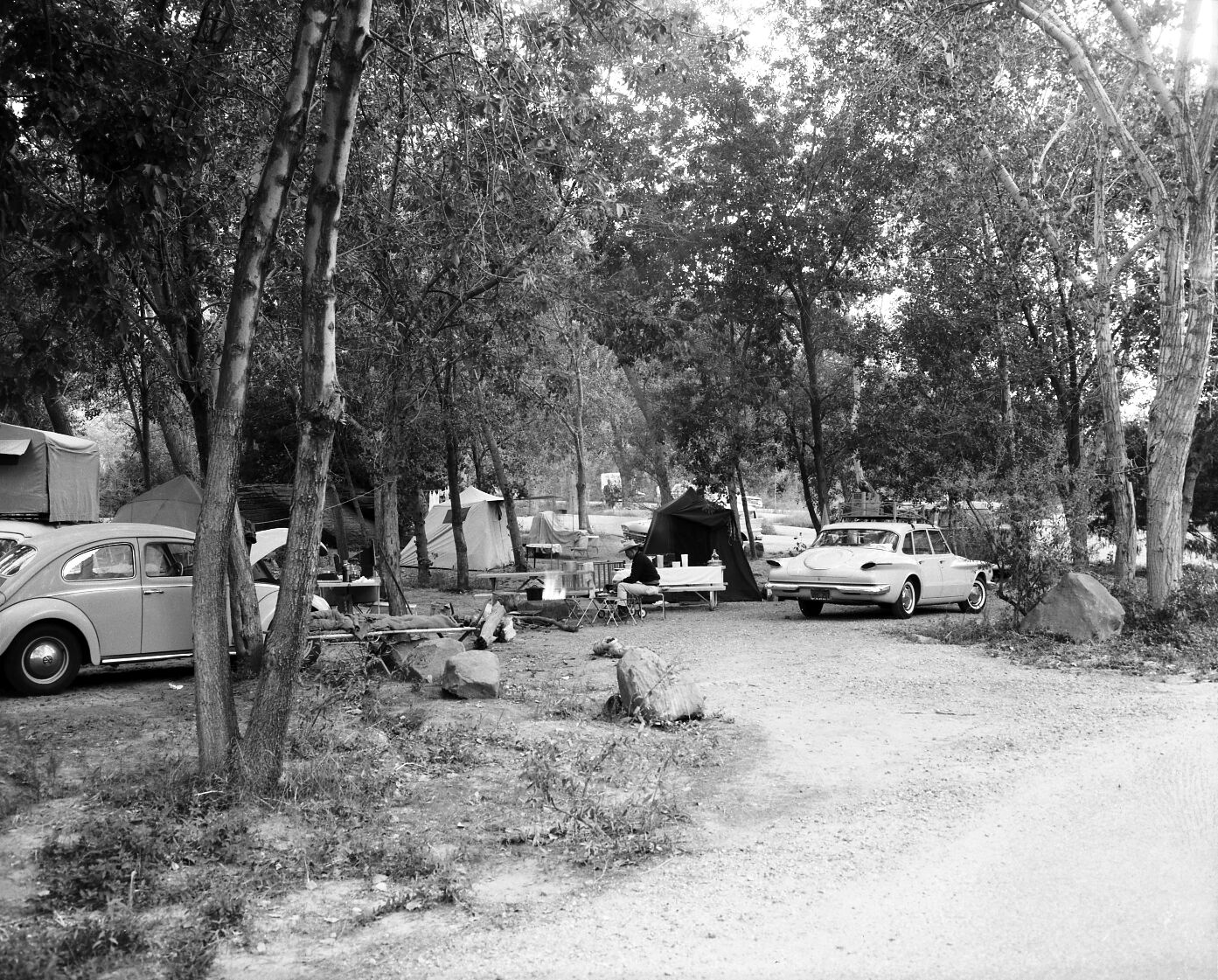 Visitor use, South Campground, Labor Day northern part of campground, all sites taken.