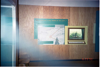 Color Photos of the old visitor center exhibits.