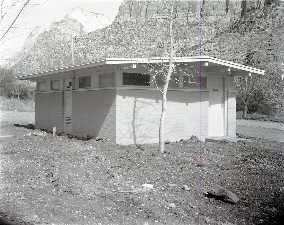 Comfort station, Building 125, South Campground.