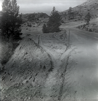 East side road repair and turn out construction.