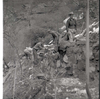 Rock work and repair to Weeping Rock Trail.