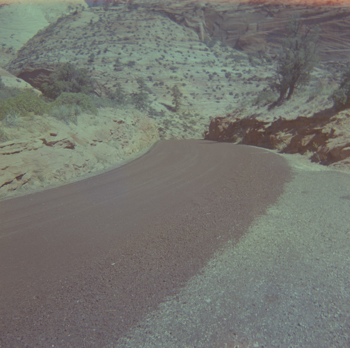 Chipsealing of Zion roads.