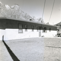 Front of a residence, Watchman Housing Area.