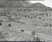 Park road at intersection of Oak Creek Road and main park road (State Route 9).