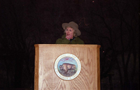 Color Photos of the ceremony surrounding the Olympic Torch passing through Zion.