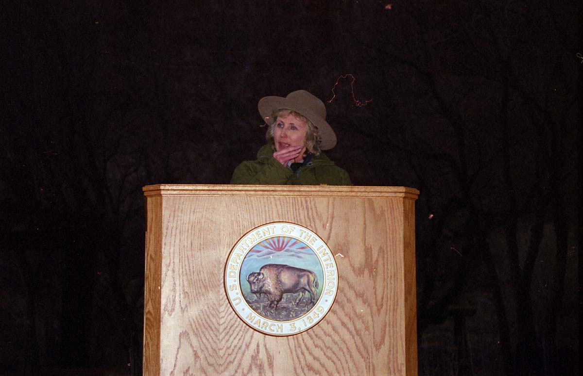 Color Photos of the ceremony surrounding the Olympic Torch passing through Zion.