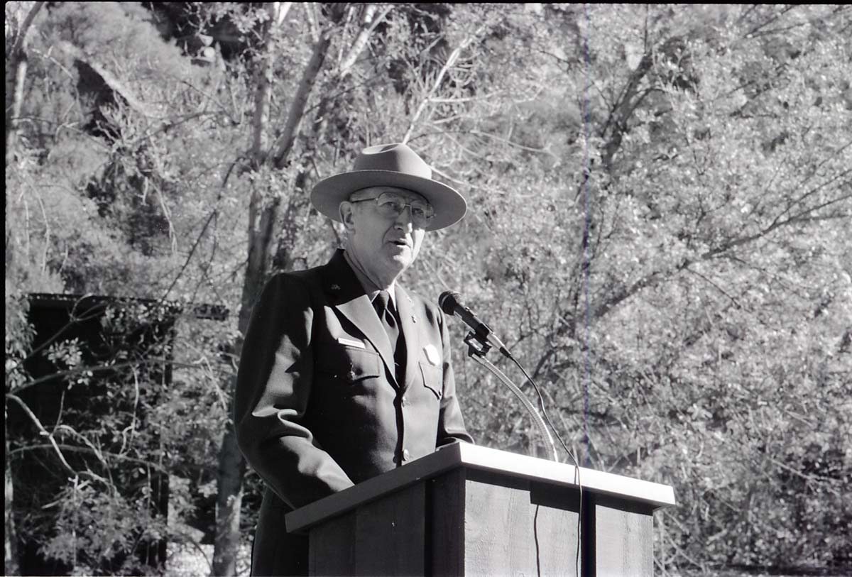 BW Photos of the Zion Lodge Rededication Ceremony.