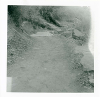 The West Rim trail half tunnel maintenance/stabilization.