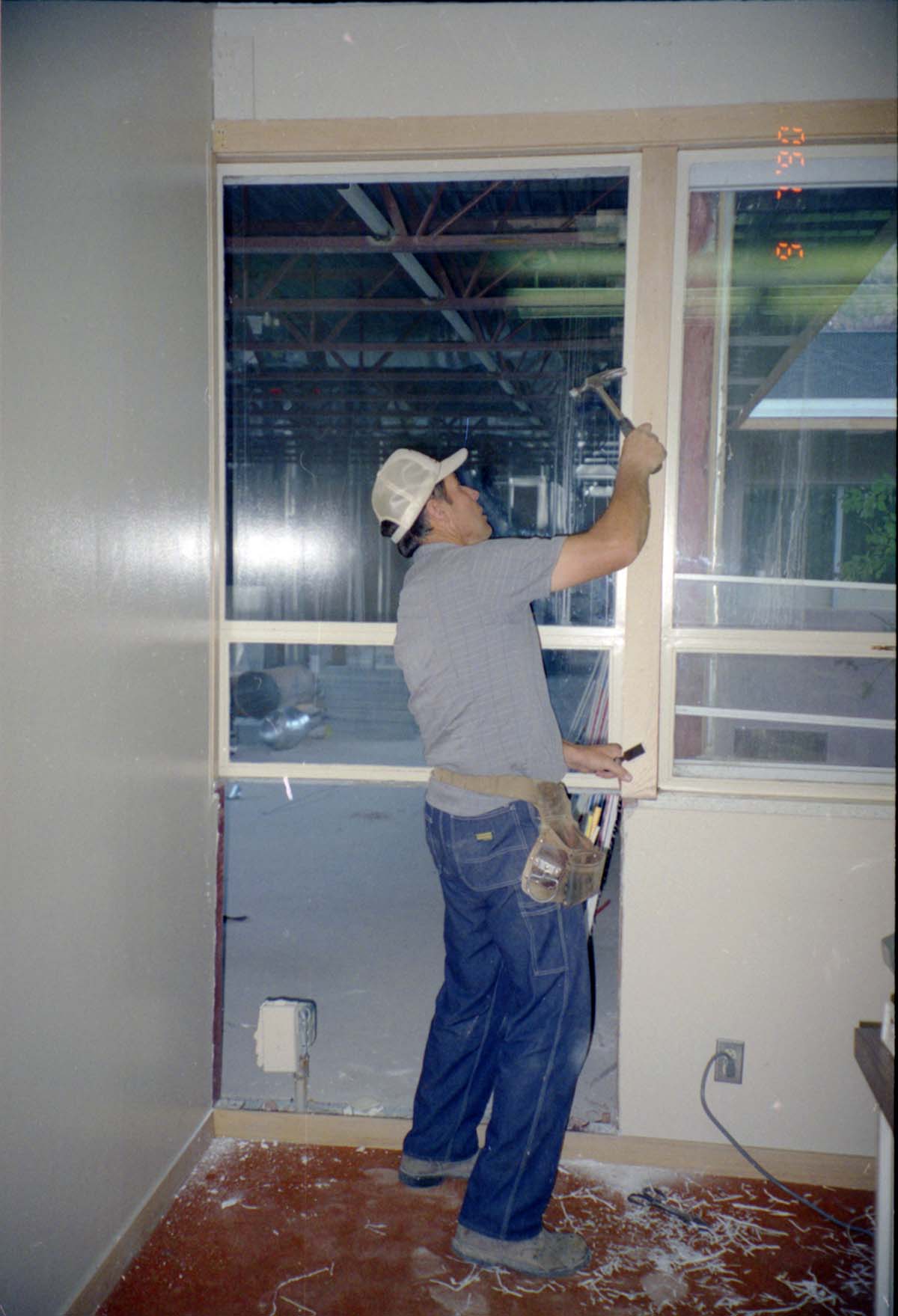 Construction of headquarters addition.