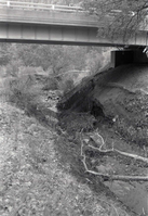 BW Photos of the damage from the Oak Creek flash flood of 1989.