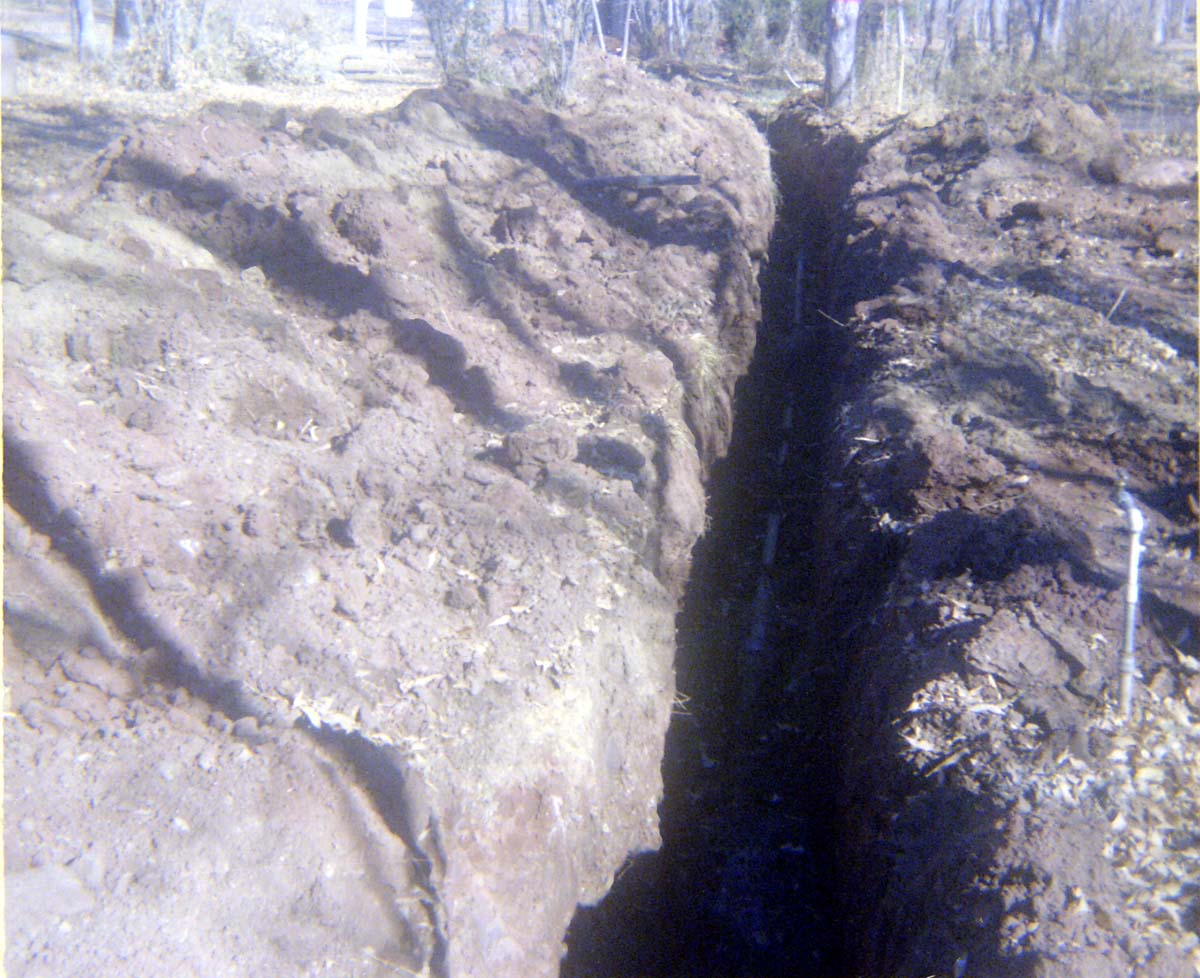 The utilities project at Zion Lodge.