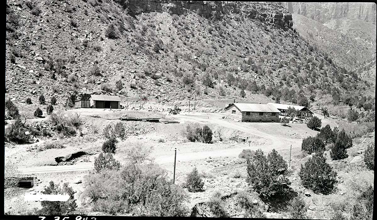 Reconstruction of utility building in Oak Creek area.