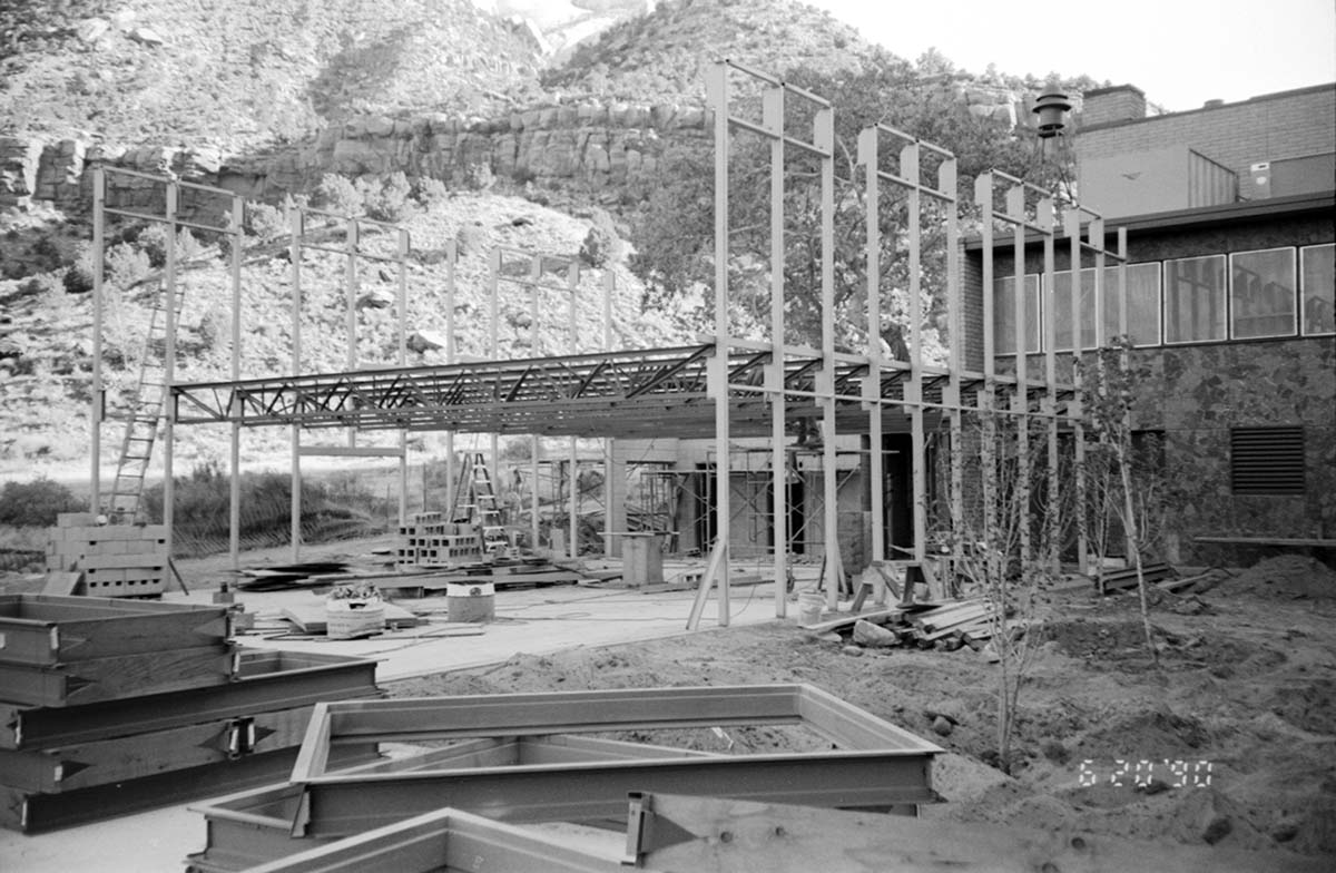 Construction of headquarters addition.