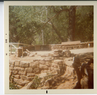 The trailhead for the Weeping Rock trail.