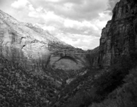 The White Arch and White Cliffs near the East Entrance.