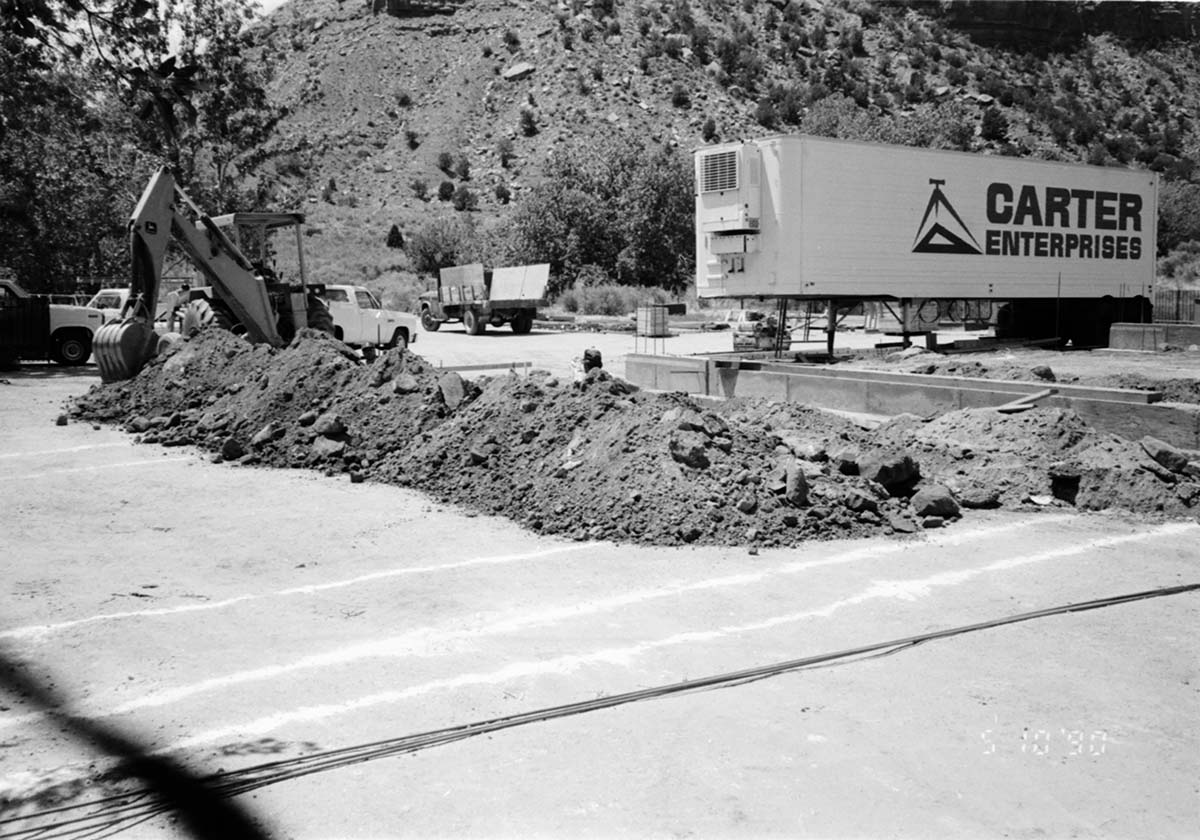 Construction of headquarters addition.