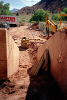 Construction of headquarters addition.