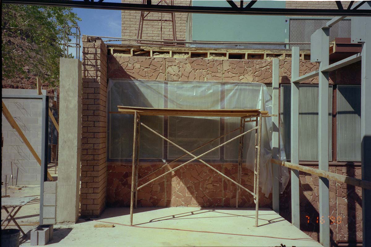 Construction of headquarters addition.
