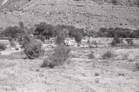 Watchman Campground with one camper trailer set up at a site.