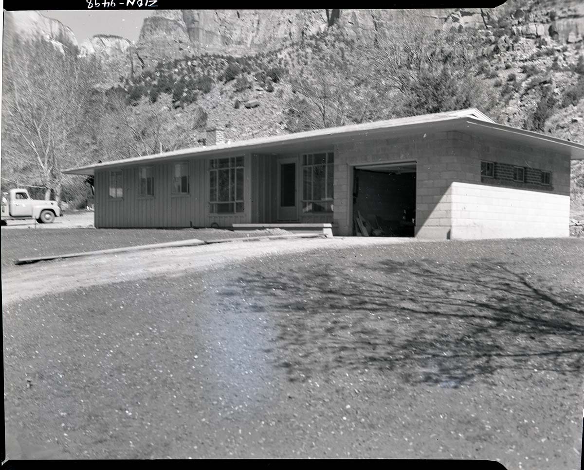 Residence. [Fingerprints, scratches, pits.]