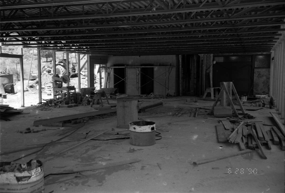 Construction of headquarters addition.