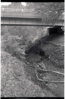 BW Photos of the damage from the Oak Creek flash flood of 1989.