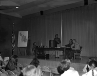 The Zion Master Plan hearings at the Visitor Center auditorium, September 20, 1975.