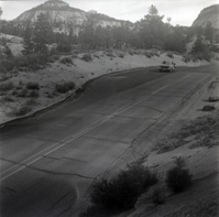 East side road repair and turn out construction.