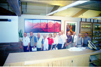 Color Photos of the opening celebration for the new visitor center - Same day as the official shuttle launch.