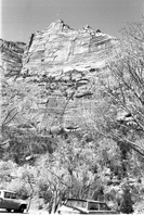 BW Photos of general interior views of Zion Canyon - 35mm.