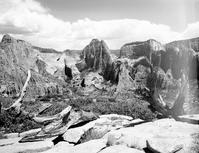 View from west of Lee's Pass toward finger canyons of the Kolob. Taken on high point south of Taylor Creek.