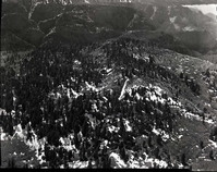 Private lands - Langston Mountain and Lee Valley, aerial view for land appraisal purposes.