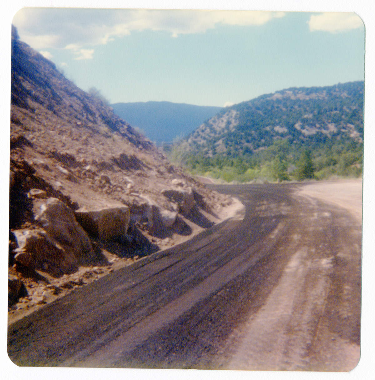 Road and surrounding landscape along the Kolob Terrace Road - North Unit.