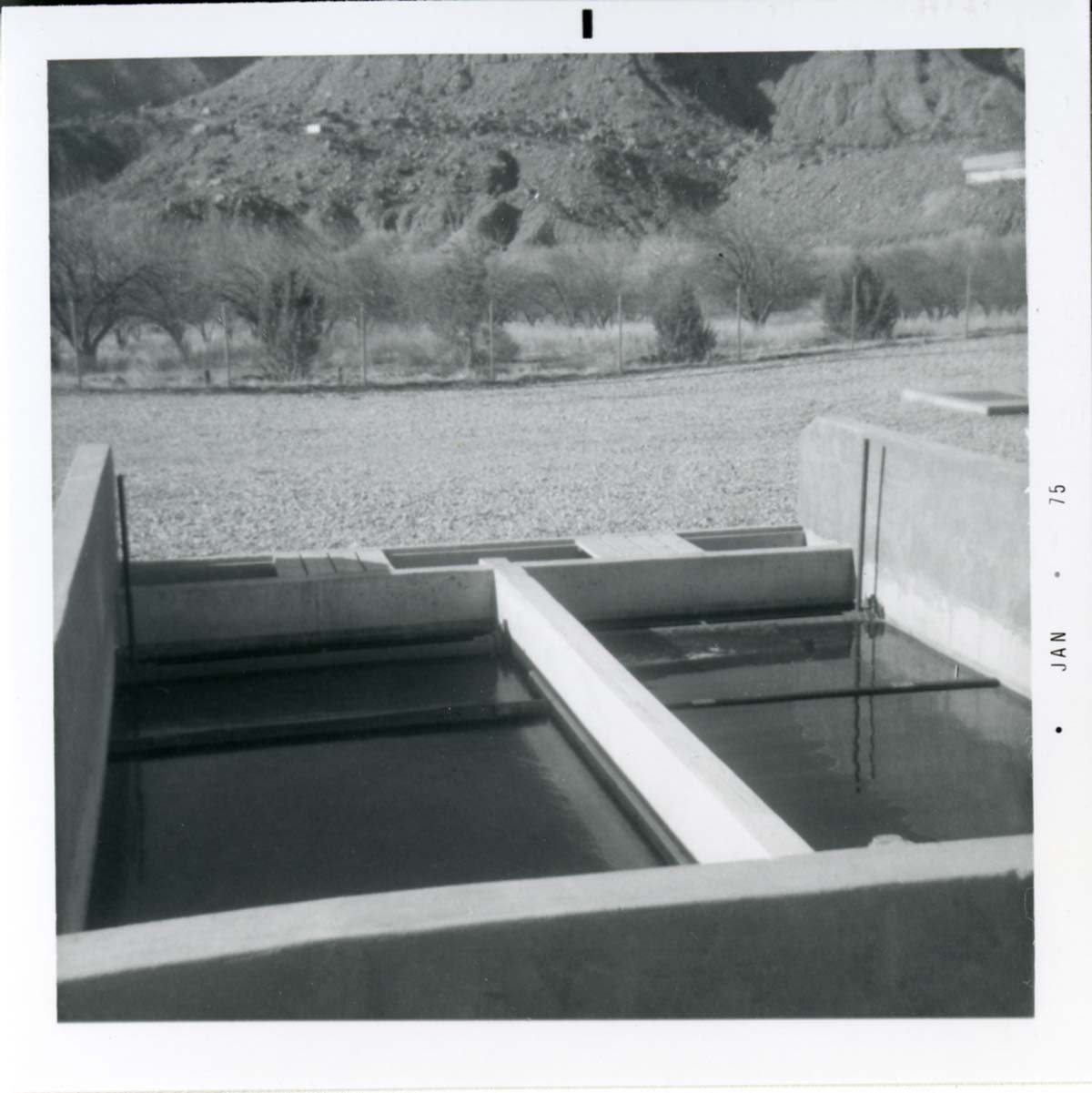 The sewer treatment plant.