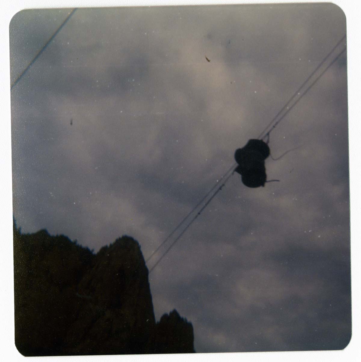 Tramline in place for transportation of construction equipment for Wiley Tank.