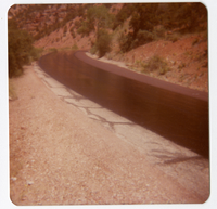 Chipsealing of Zion roads.