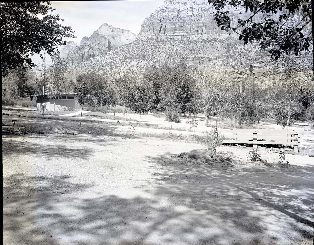 Completed South Campground area, showing sites, and visitor use.