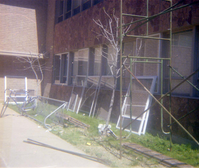 Construction of headquarters addition.