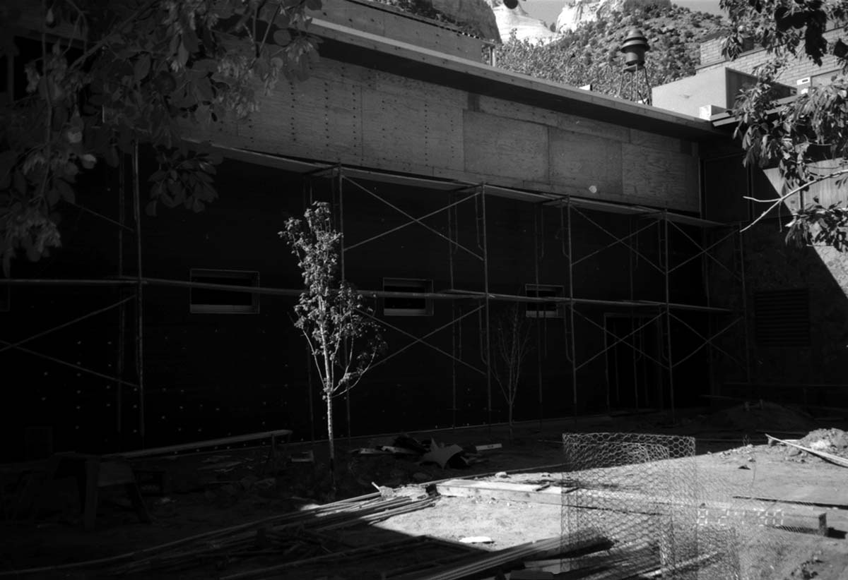 Construction of headquarters addition.