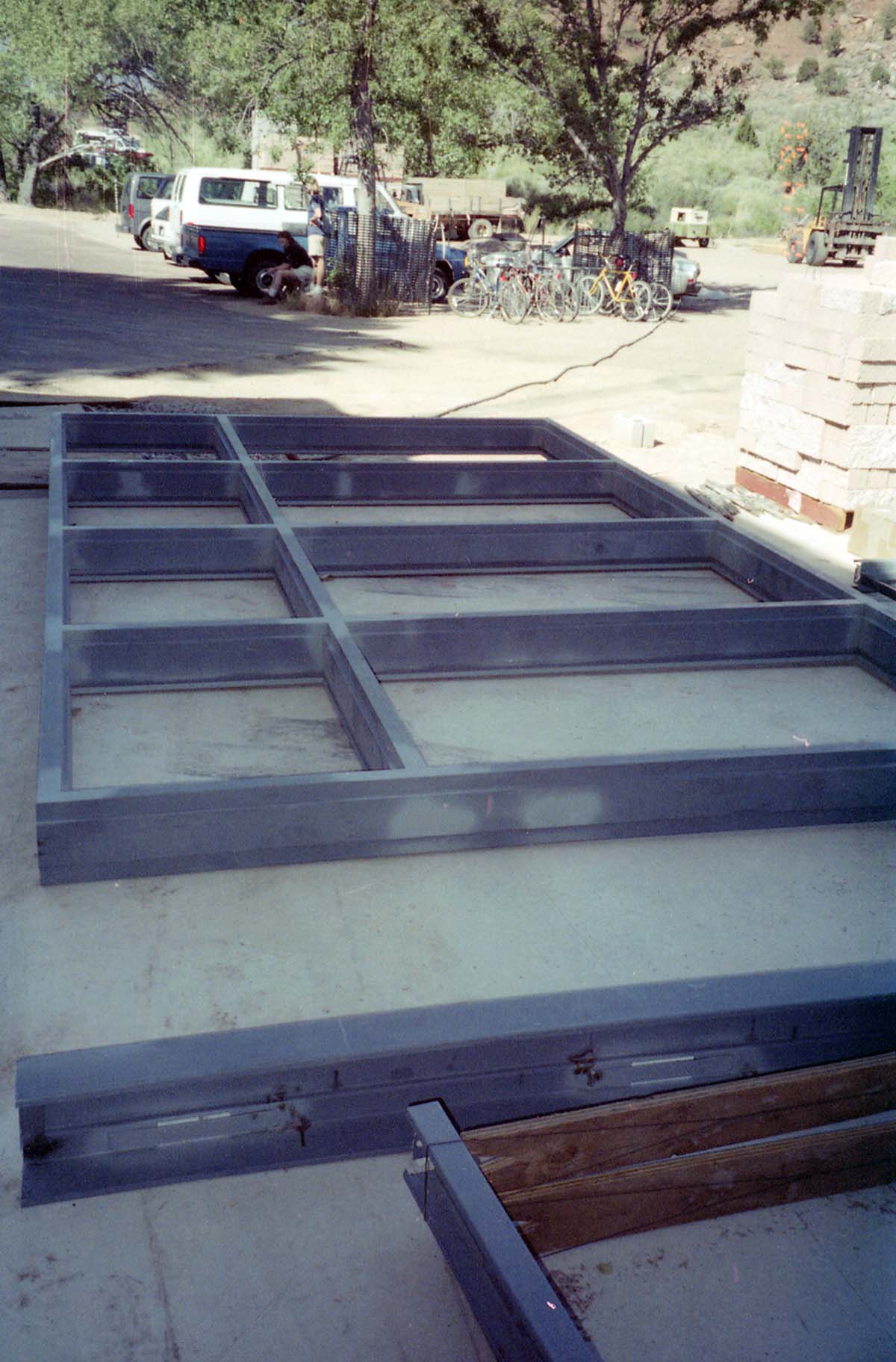 Construction of headquarters addition.